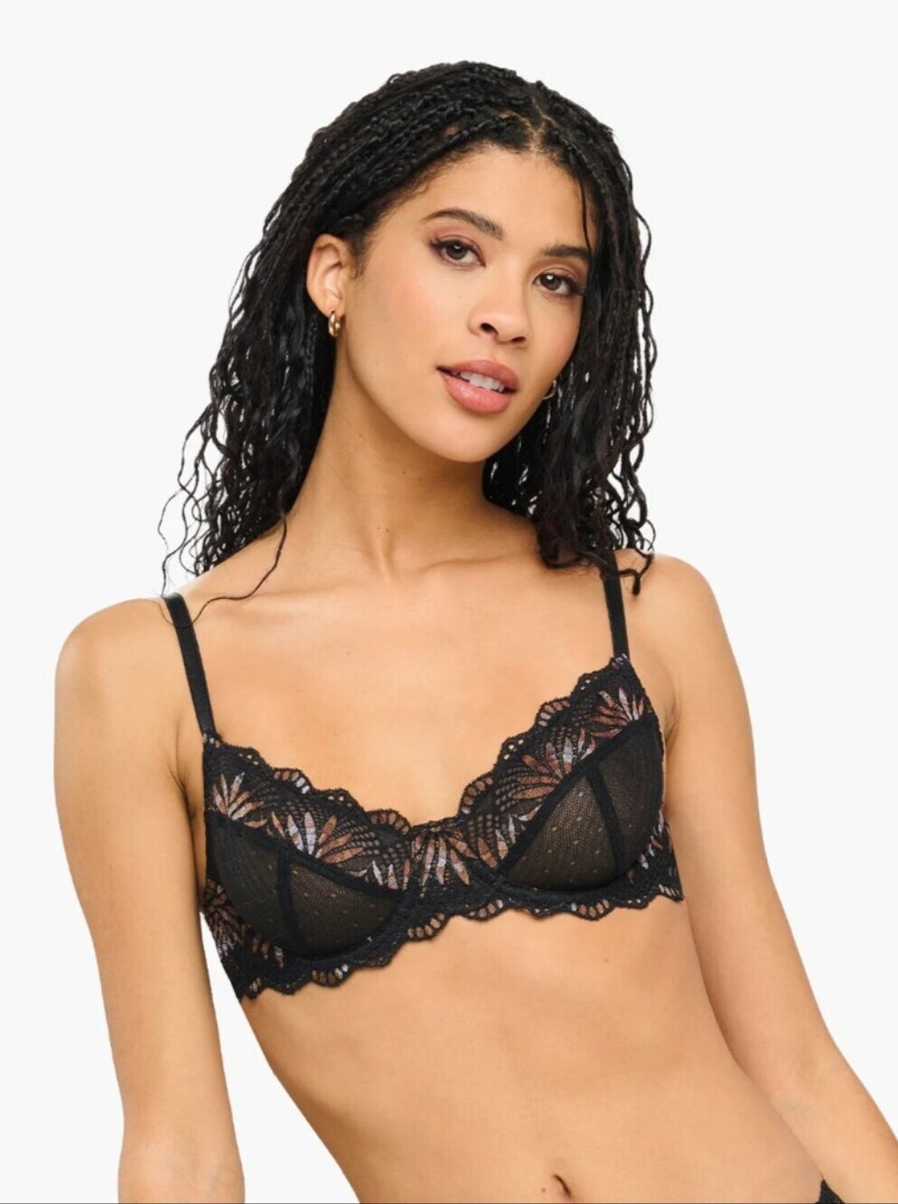 Cosabella Sultry Black Lace Underwire Bra - Amalia Style
